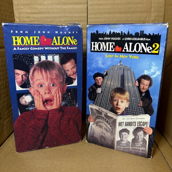 Home Alone & Home Alone 2: Lost in New York VHS 90s Movie Bundle - Picture 1 of 3